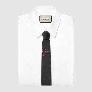Gucci king snake tie